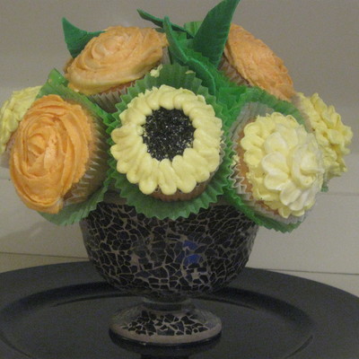 Cupcake Floral Bouquet