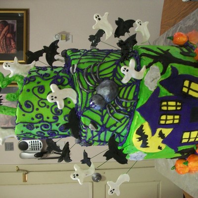 3 Tier Halloween Cake