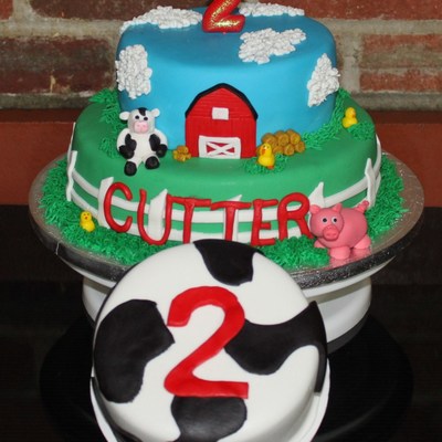 Barn Yard Cake