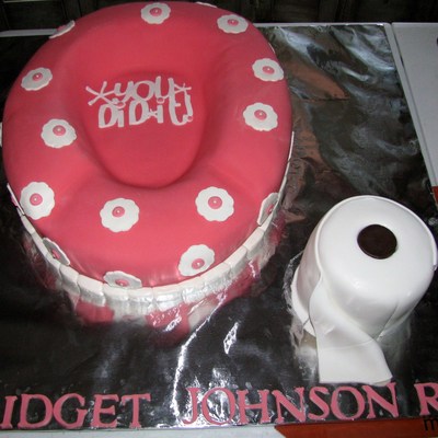 Bed Pan Graduation Cake