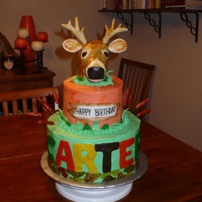 Deer Hunting Cake