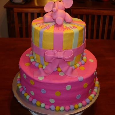 Baby Elephant Cake