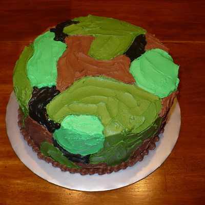 Camouflage Birthday Cake