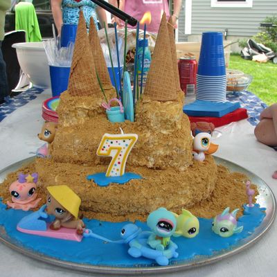 Sand Castle Cake