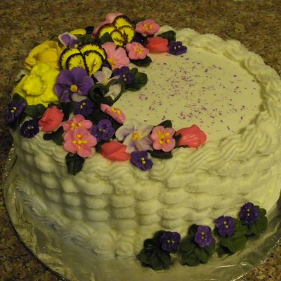 Wiltons Course 2 Cake- Basket Weave