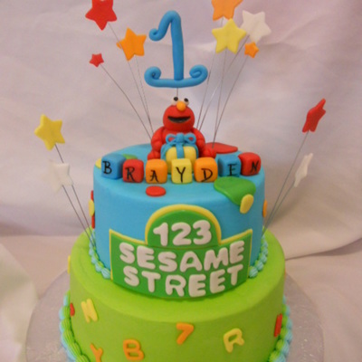 Sesame Street Cake