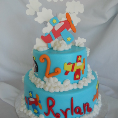 Airplane Theme Cake