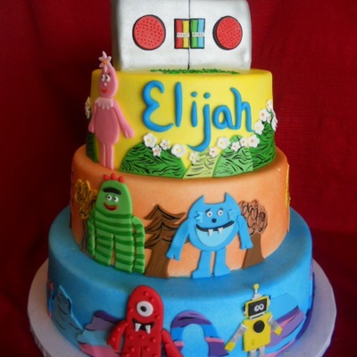 Yo Gabba Gabba Cake