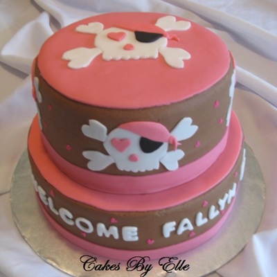 Pink Pirate Cake