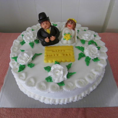 50Th Wedding Anniversary Cake