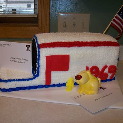 Mailbox Cake