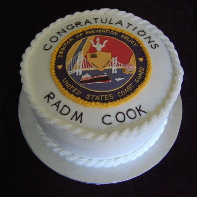 Coast Guard Promotion Cake