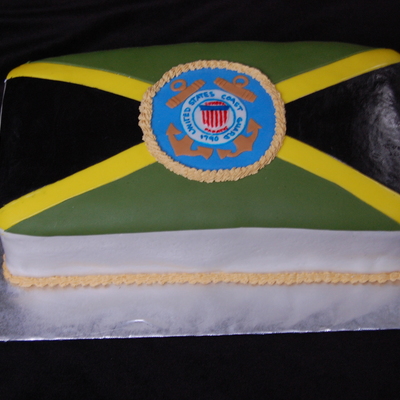 Coast Guard Reenlistment Cake