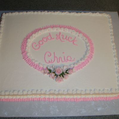Good Luck-Sheet Cake