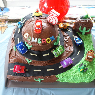 Cars Birthday Cake
