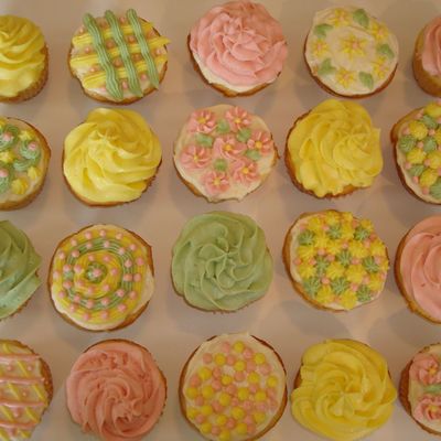 Pastel Cupcakes