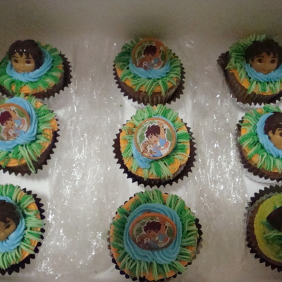 Diego And Dora Cupcakes