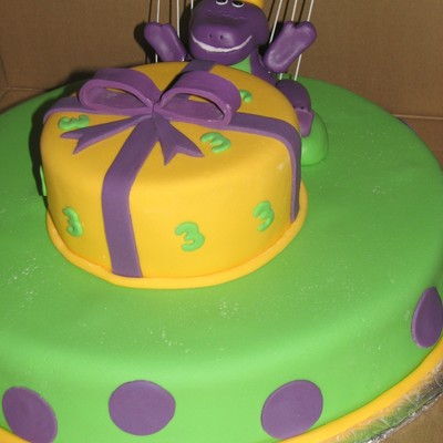 Barney Cake