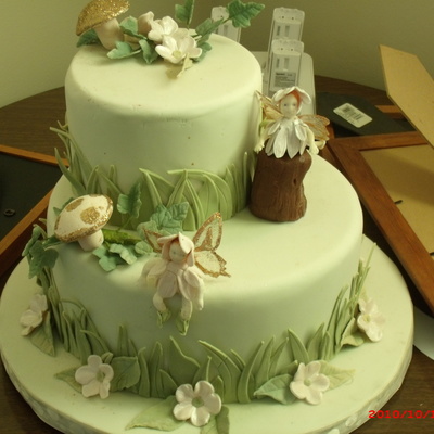 Fairy Cake Done For A Cake Competition