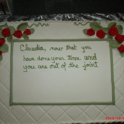 Correction Officer Cake