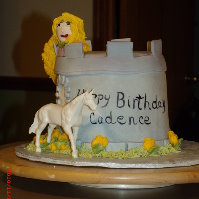 Tangled B-Day Cake