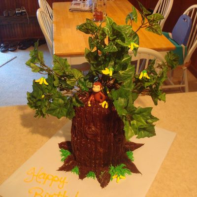 Curious George In A Tree