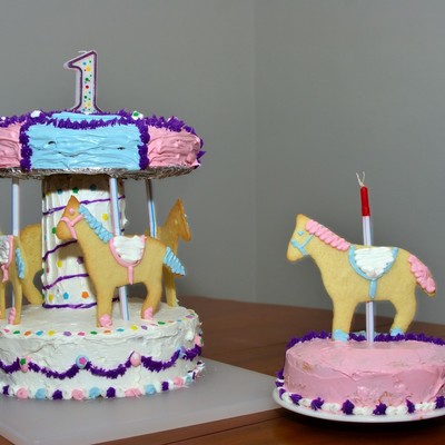 Carousel Horse Cake