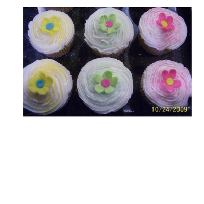 Flower Power Cupcakes