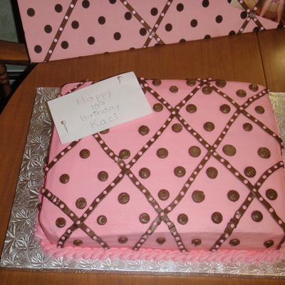 Pink And Brown To Match Picture Board