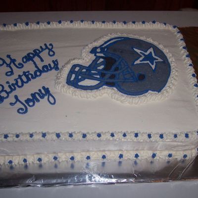Dallas Cowboys Birthday Cake