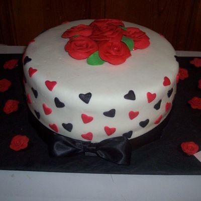 Fundraiser Valentine Cake