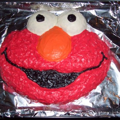 Elmo Birthday Cake