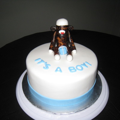 Sock Monkey Baby Shower