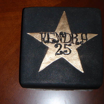 Hollyood Theme Birthday Cake