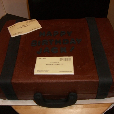 Attache Case With Business Cards