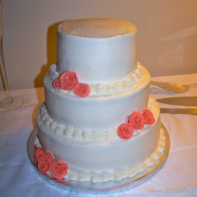 Ivory Wedding Cake