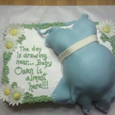 1St Belly Cake