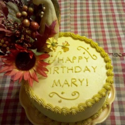 Fall Birthday Cake