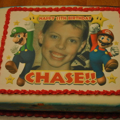 Mario Brothers Cake