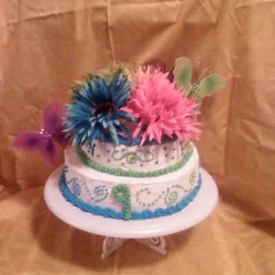 Flower Birthday Cake