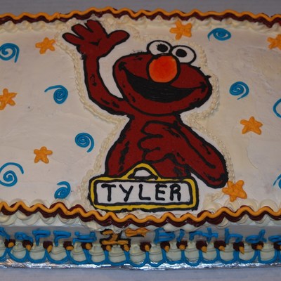 Elmo Birthday Cake