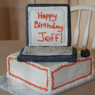 Computer Birthday Cake