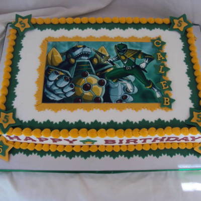 Power Ranger Birthday Cake