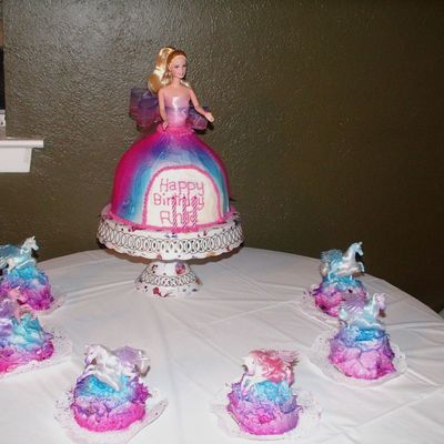 Classic Barbie Doll Cake