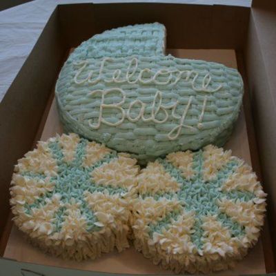 Basket Weave Baby Carriage