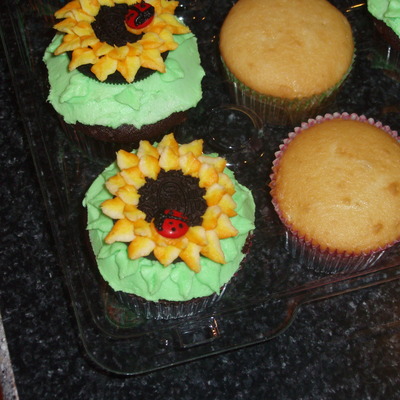 Sunflower Cupcakes