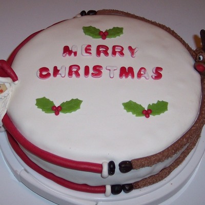 Santa Claus And The Reindeer