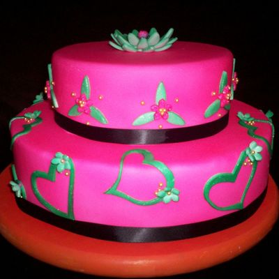 Pink Practice Cake