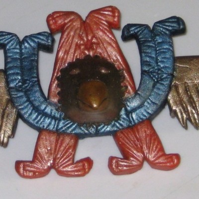 War Eagle Fondant Figure