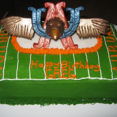 Auburn B'day Cake